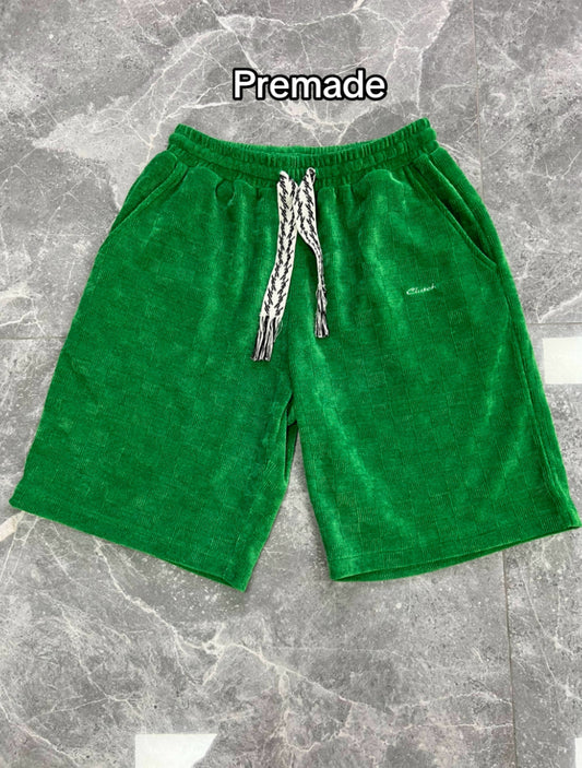 Green Cozy Shorts