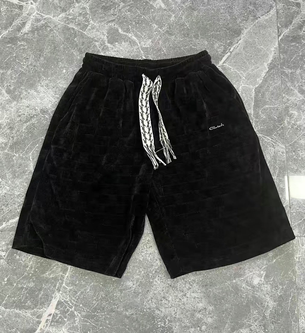 Black Cozy Shorts
