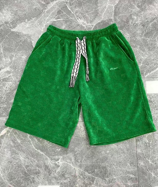 Green Cozy Shorts