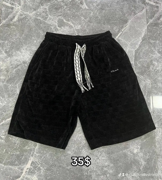 Black Cozy Shorts