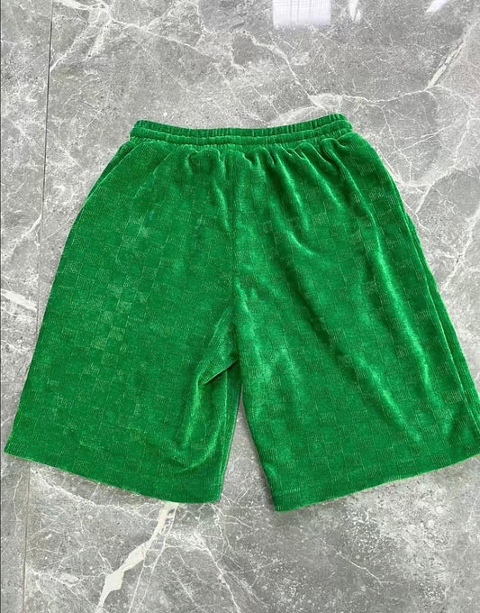 Green Cozy Shorts
